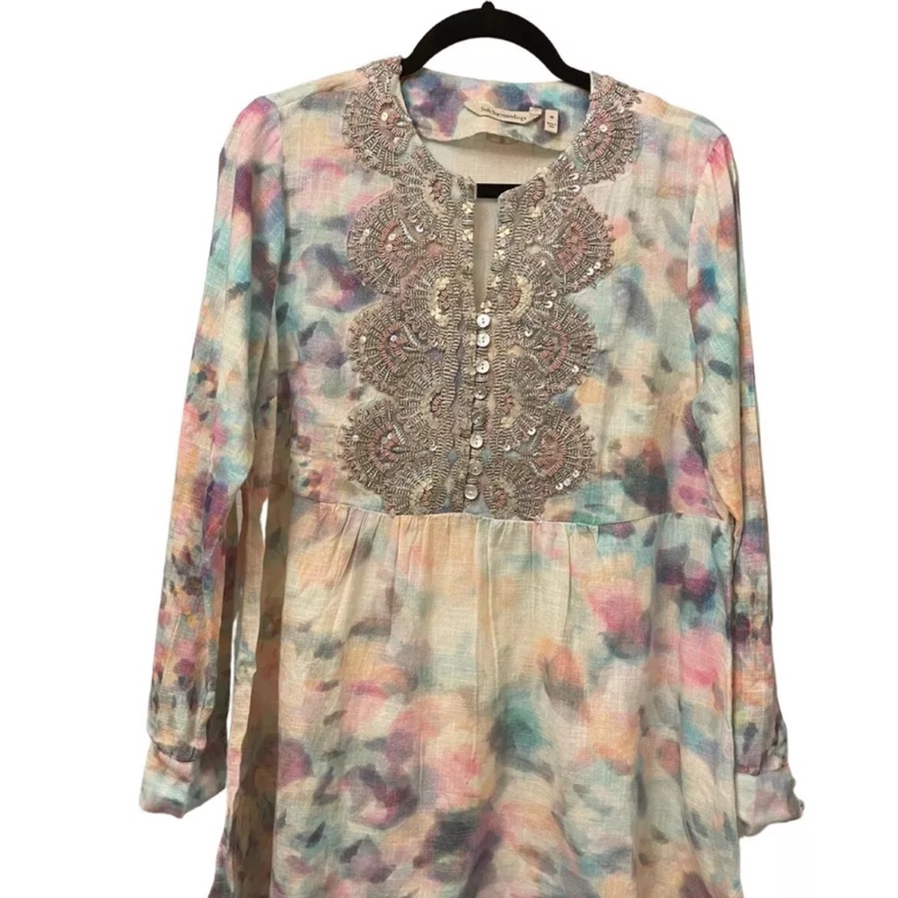 Soft Surroundings Embellished Tunic Size Medium